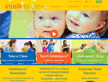 Tablet Screenshot of intellidance.ca